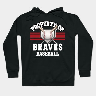 Proud Name Braves Graphic Property Vintage Baseball Hoodie